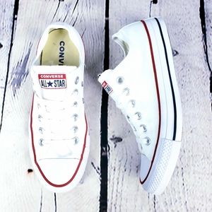 Converse All Star Shoes Low Tops White Size 7